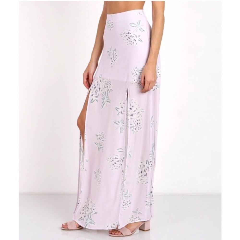 Show Me Your Mumu Mick Double Slit Maxi Skirt